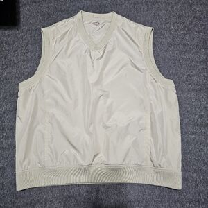 Acuity Golf Vest Sleeveless Pullover Beige XL
